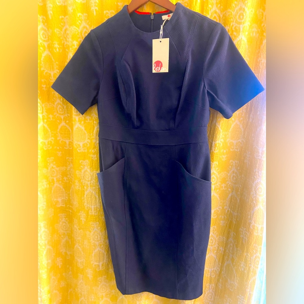 Boden Navy Blue Classic Dress- Tags On!